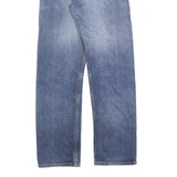 LEVI'S Mens Regular Fit Blue Denim Jeans W26 L28 Distressed Button Closure