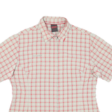 MAMMUT Womens Beige & Pink Check Shirt XL Lightweight Outdoor Performance