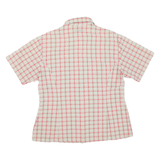 MAMMUT Womens Beige & Pink Check Shirt XL Lightweight Outdoor Performance