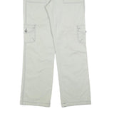 GLORIA VANDERBLIT Womens Cotton Blend Relaxed Casual Cargo Trousers W32 L32