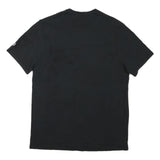 CHAMPION Mens Black Red Logo Graphic T-Shirt L Short Sleeve Crew Neck Cotton