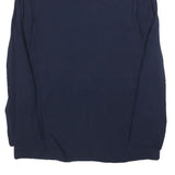 MASSIMO DUTTI Womens Navy Blue Jacket S Viscose Button Plain Stylish Elegant