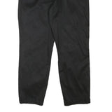 NAUTICA Mens Regular Fit Black Cotton Blend Trousers W34 L27 Zip Closure