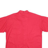 PANHANDLE Mens Red Cotton Short Sleeve Shirt XL Button Pocket Casual Western