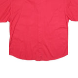 PANHANDLE Mens Red Cotton Short Sleeve Shirt XL Button Pocket Casual Western