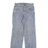 LEVI'S 506 Mens Jeans Blue Regular Straight Denim Light W26 L32 Classic Fit Zip