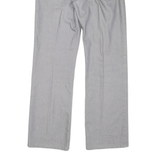 LEVI'S Mens Classic Grey Cotton Blend Zip Trousers W33 L32 Comfortable Stylish
