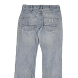 CARHARTT Mens Jeans Blue Regular Straight Denim Medium W30 L31 Classic Workwear