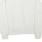 CHAMPION Mens White Crew Neck S Sweatshirt Cotton Blend Casual Pullover