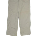 CARHARTT Mens Cotton Beige Regular Straight Trousers W34 L30 Workwear Casual