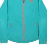THE NORTH FACE Womens Turquoise Jacket XS Polyester Blend Zip Warm Lightweight