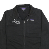 PATAGONIA Mens Black Workwear Jacket M Polyester Zip Plain Lightweight Warm