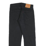 LEVI'S 501 BIG E Mens Jeans Black Regular Straight Denim Raw W30 L28 Classic Fit