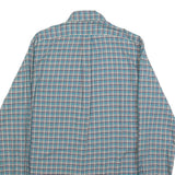 POLO RALPH LAUREN Mens Blue & Green Check Shirt S Casual Cotton Button Down