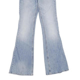 BDG Womens Jeans Blue Regular Flared Denim Light W25 L34 Stylish Vintage