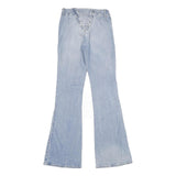 BDG Womens Jeans Blue Regular Flared Denim Light W25 L34 Stylish Vintage