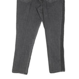 LEVI'S 721 Womens Jeans Black Regular Skinny Denim Raw W31 L25 Stylish Fit