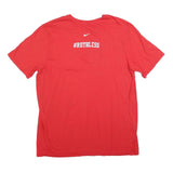 NIKE Mens Red Premier Invitational Graphic T-Shirt XL Short Sleeve Crew Neck