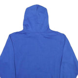 MV SPORT Mens Blue College Prep Hoodie M Cotton Blend Casual Drawstring Hood