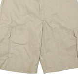 DICKIES Mens Shorts Beige Cargo Loose Fit L W36 Workwear Pocketed