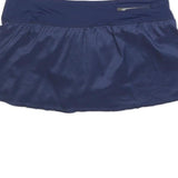 NIKE Womens Blue Sports Skort Mini Polyester Blend L Athletic Activewear