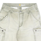 CARHARTT Mens Shorts Beige Relaxed Fit Cargo M W32 Workwear Durable