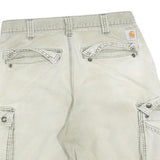 CARHARTT Mens Shorts Beige Relaxed Fit Cargo M W32 Workwear Durable