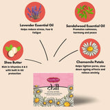 Chill Bath Bomb - Sandalwood with Chamomile Petals