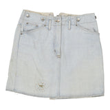 Vintage light wash Unbranded Denim Skirt - womens 30" waist