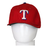 Vintage red Texas Rangers New Era Cap - mens no size