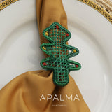 Christmas Tree Napkin Holder - Sold by Set- Holiday Edition for Christmas Table Decor