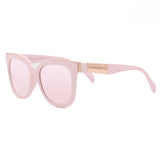 Coco - Rosegold Frame Rosegold Lens Wayfarer Sunglasses