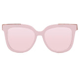 Coco - Rosegold Frame Rosegold Lens Wayfarer Sunglasses