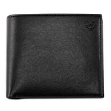 Coin Wallet in Black with Red