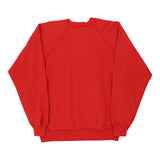 Made in Canada Reebok Spellout Sweatshirt - Small Red Cotton