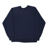 Unbranded Graphic Sweatshirt - Medium Navy Cotton
