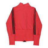 Age 9-10 Adidas Track Jacket - Small Red Polyester