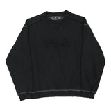 Age 11-12 Fila Spellout Sweatshirt - Medium Black Cotton