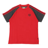 Age 12-13 Asics Football Shirt - Large Red Polyester