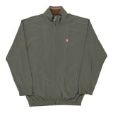 Age 11-12 Champion Track Jacket - Medium Grey Polyester