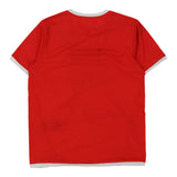 Age 11-12 Puma Sports Top - Medium Red Polyester