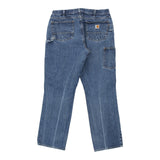 Carhartt Carpenter Trousers - 34W 32L Blue Cotton