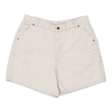 Lee Carpenter Shorts - 32W UK 14 White Cotton