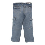 Novilunio Cargo Jeans - 34W 26L Blue Cotton