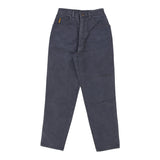 Emporio Armani Trousers - 22W UK 2 Navy Cotton