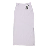 No Stress Maxi Skirt - 31W UK 12 Purple Cotton