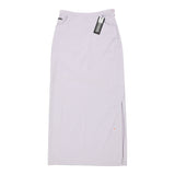 No Stress Maxi Skirt - 31W UK 12 Purple Cotton