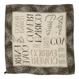 Enrico Coveri Scarf - No Size Beige Silk