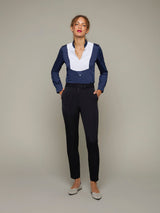 CROSETTE | Organic Cotton Pintuck Shirt