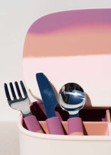 3 piece cutlery set for kids and toddlers - Pink